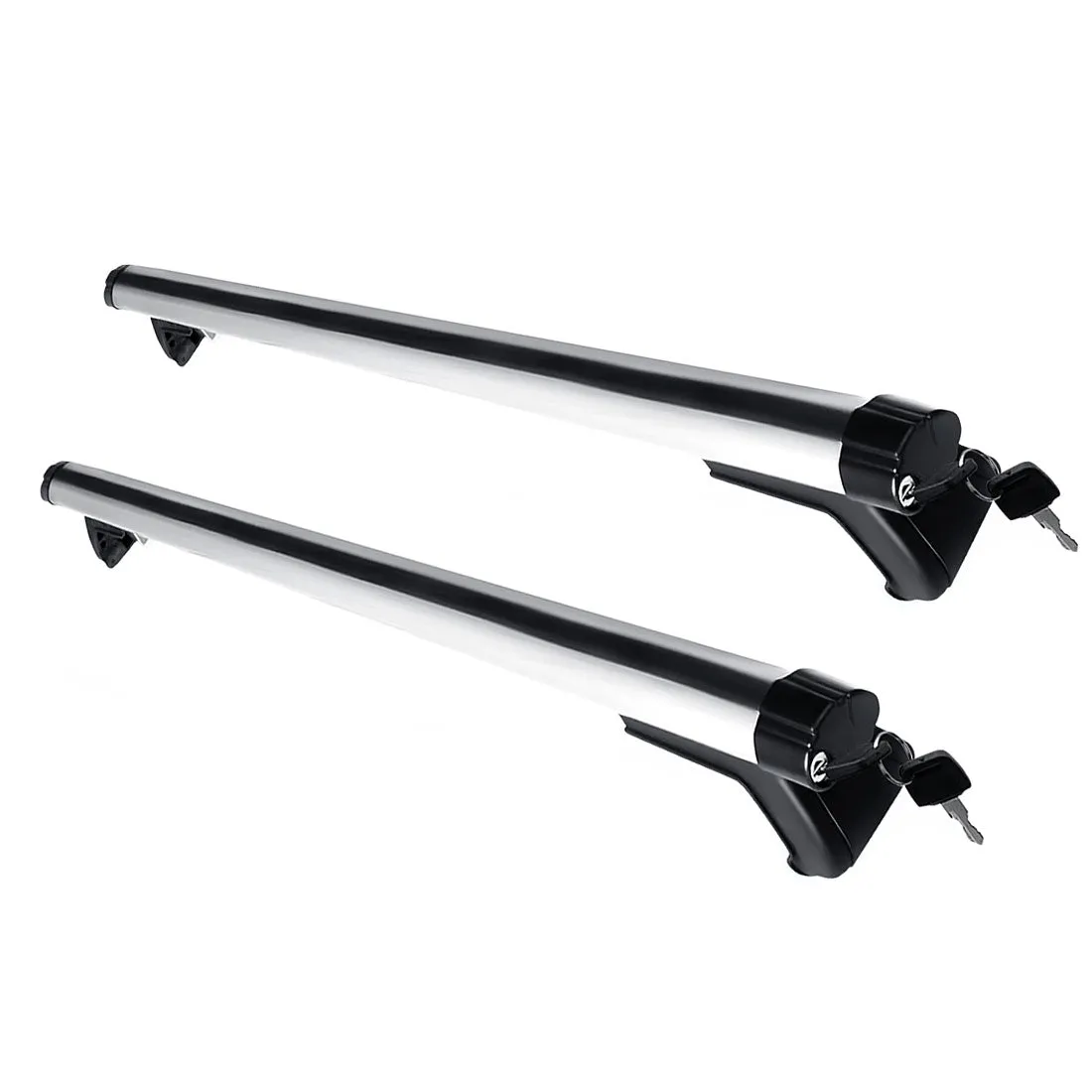 125cm Universal Car Roof Racks | Adjustable Aluminium Alloy Cross Bars | Lockable Carrier