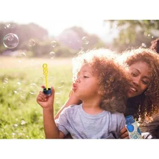 2 Pack Aluminum Bubble Bottles with Wands by Bubble Tree