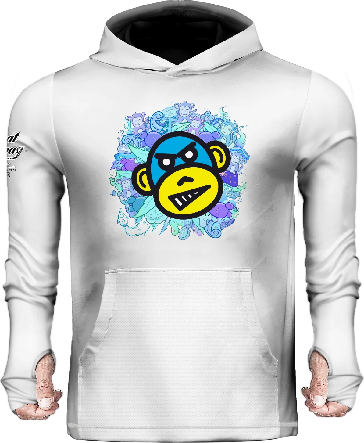 Brass Monkey 2023 White Sun Hoodie