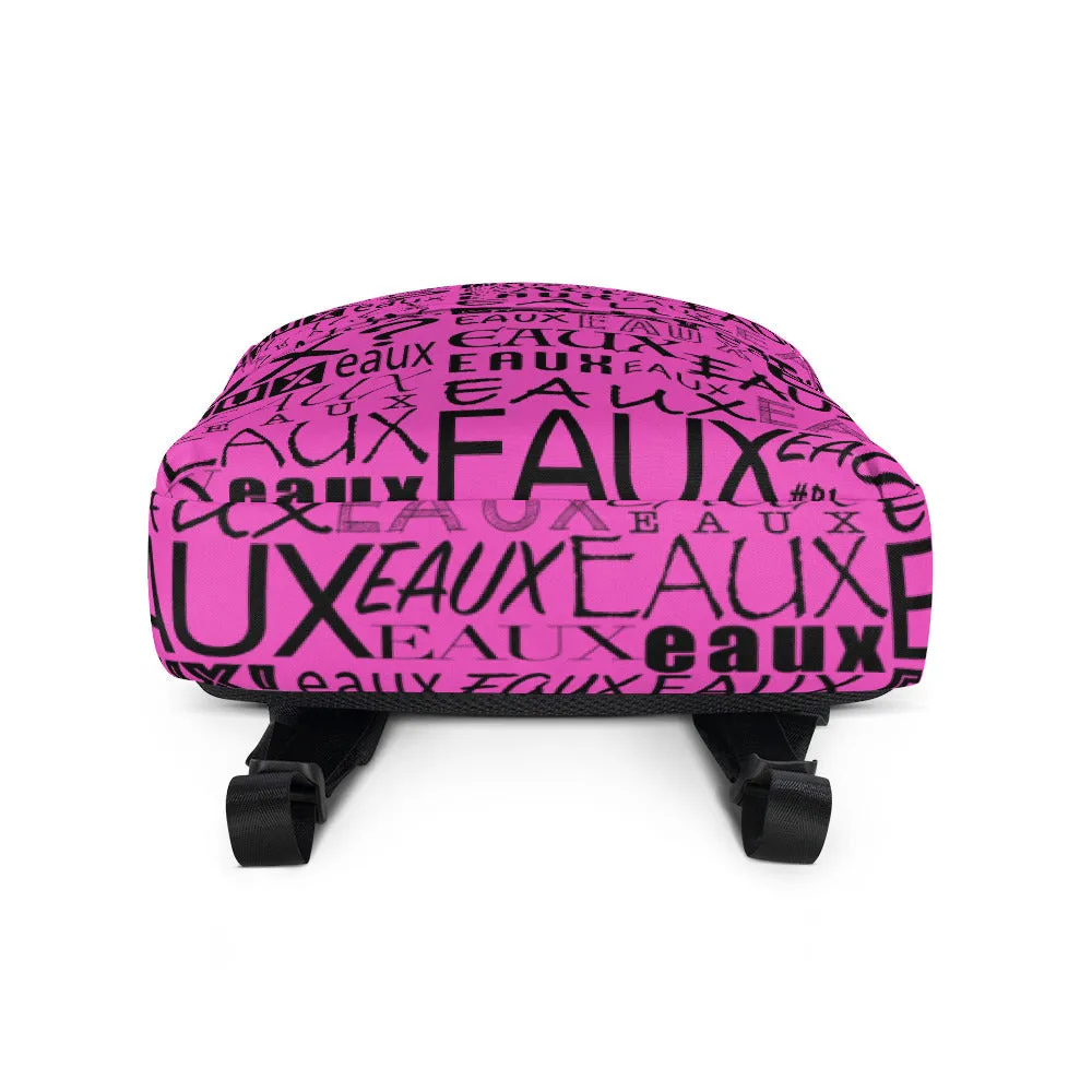 Bubblegum & Black AllEAUXver Backpack