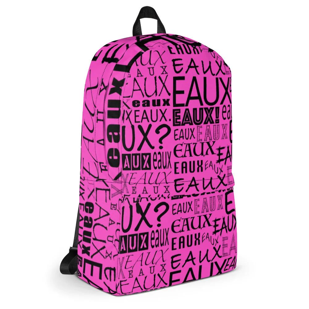 Bubblegum & Black AllEAUXver Backpack