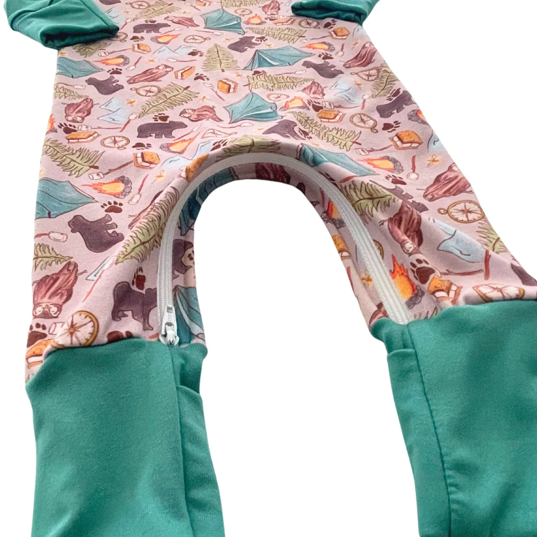 Camping Zip Romper