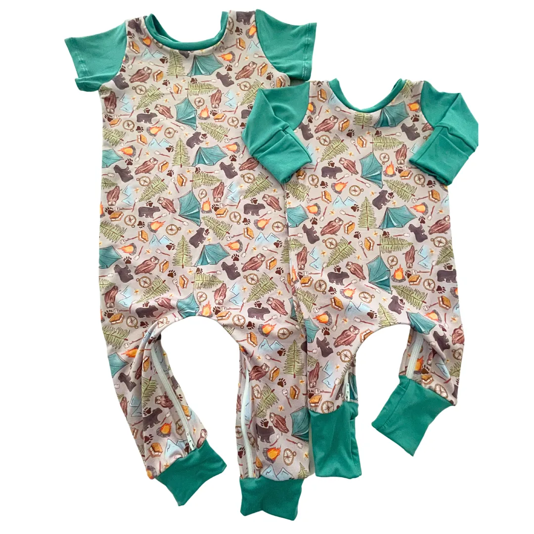 Camping Zip Romper