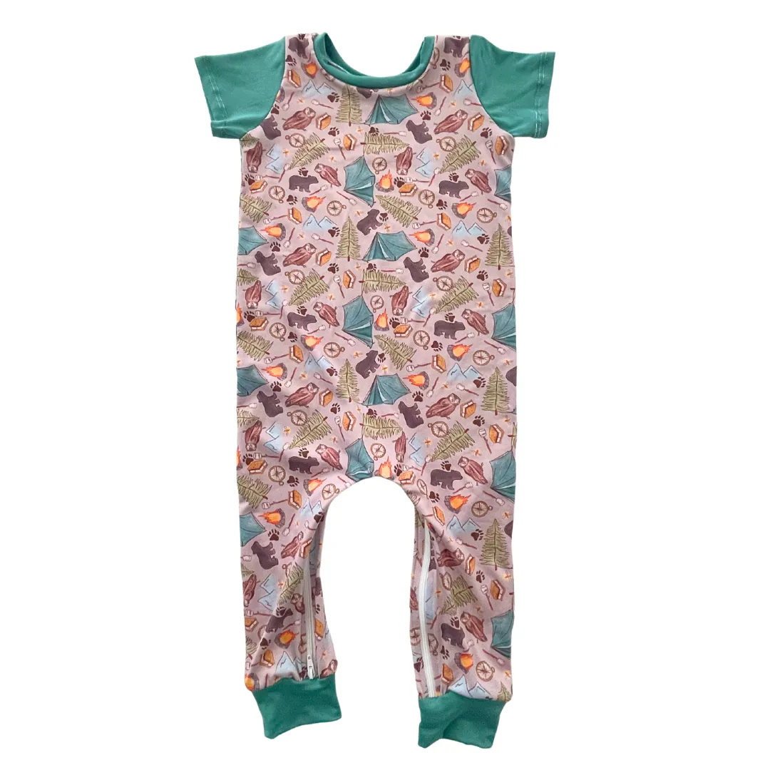 Camping Zip Romper