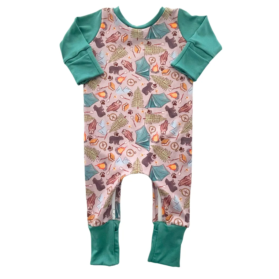 Camping Zip Romper