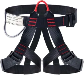 Caving & Rappelling Safety Belt for Ziplining, Fire Rescuing & Tree Climbing - Half Body Belt for Women & Men