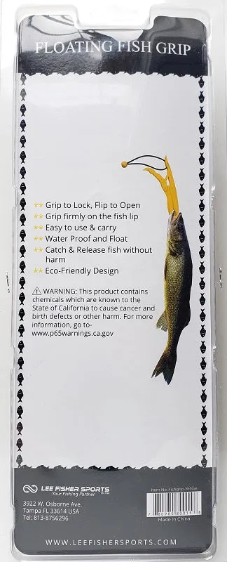 Lee Fisher Sports Floating Fish Grip Yellow