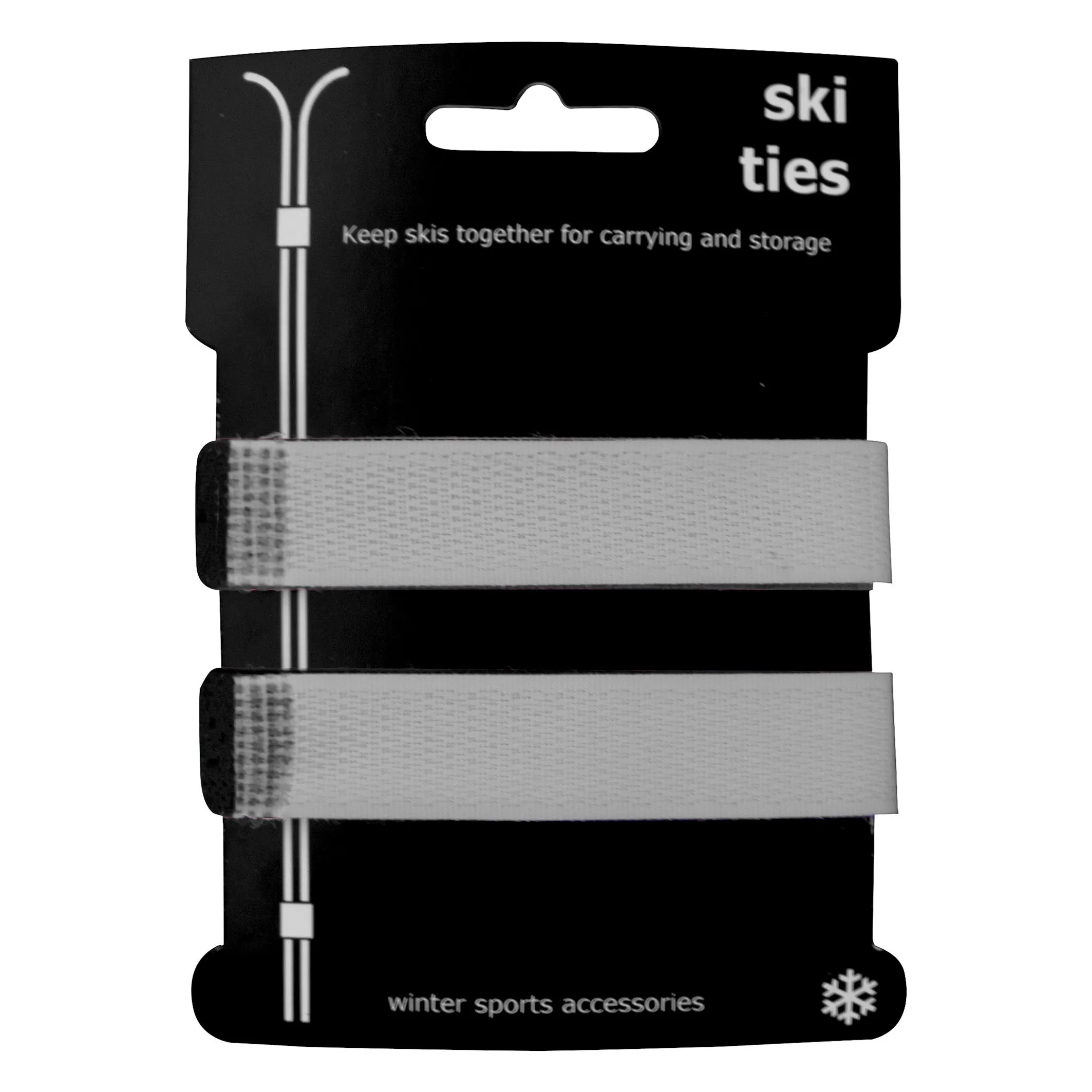 Manbi Budget Ski Ties Packed