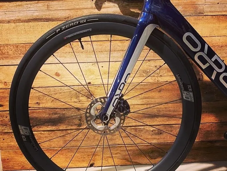 ORRO Venturi STC Custom Carbon Aero Road Bike - Metallic Blue - 54cm Med Ultegra Di2 12-speed