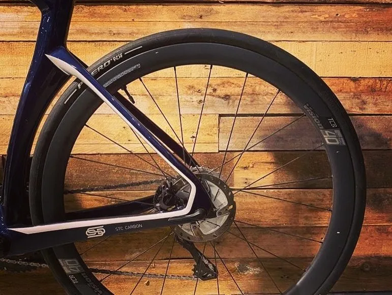 ORRO Venturi STC Custom Carbon Aero Road Bike - Metallic Blue - 54cm Med Ultegra Di2 12-speed