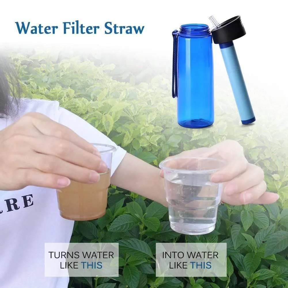 Outdoor Water Purifier Bottle (650ml)