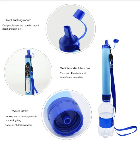 Personal Outdoor Water Purifier Straw