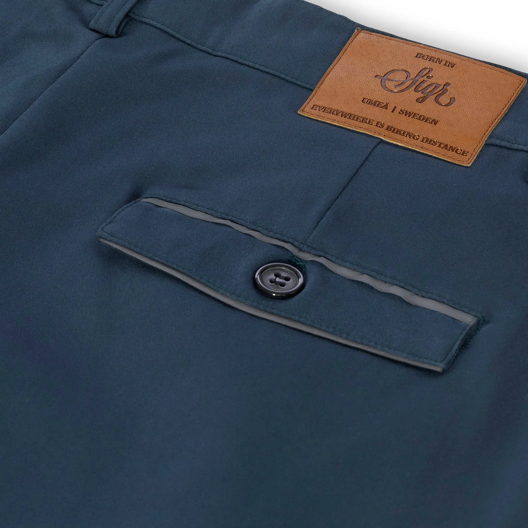 Riksvg 99 Men's Petrol Blue Cycling Chinos