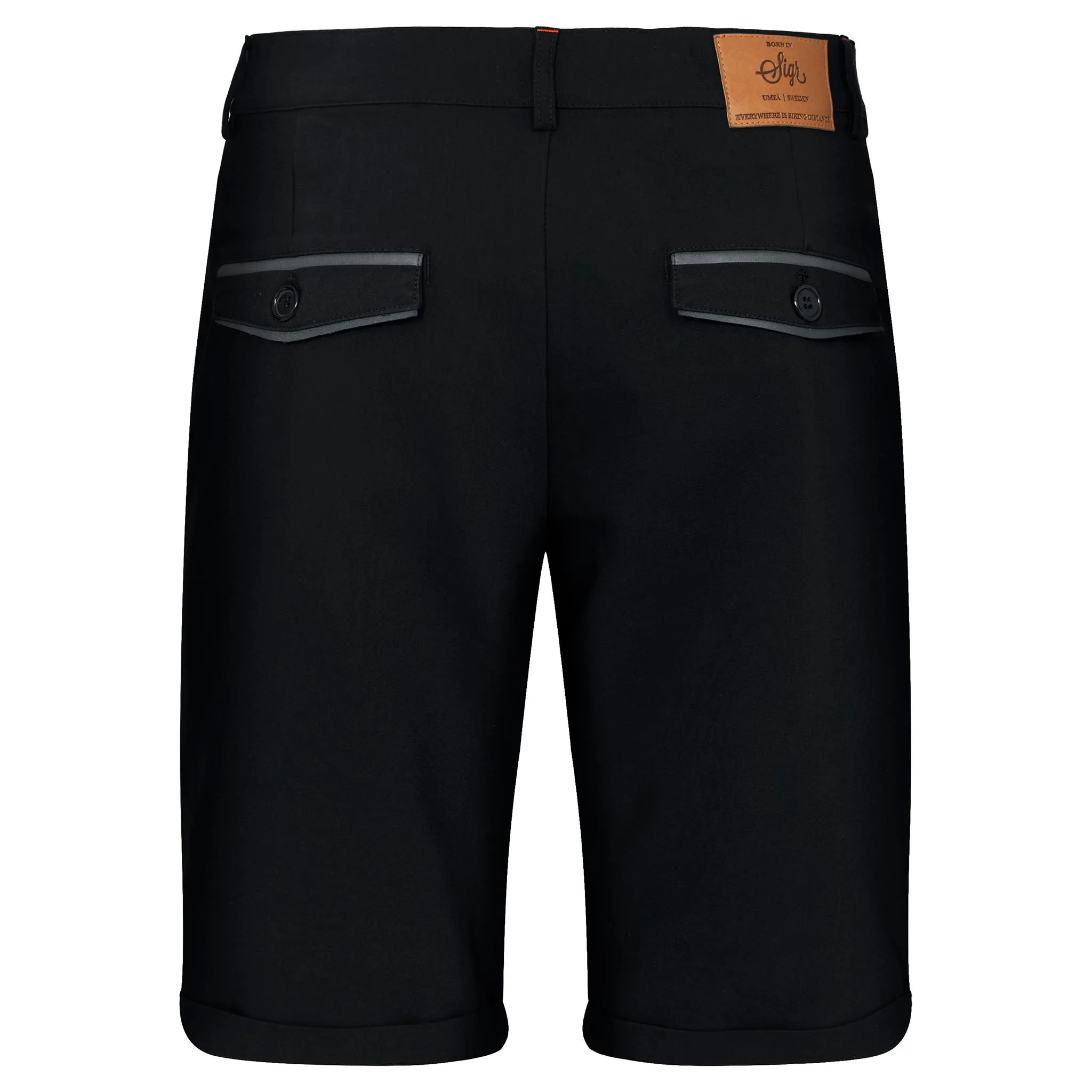 Strandvgen Men's Black Cycling Chino Shorts