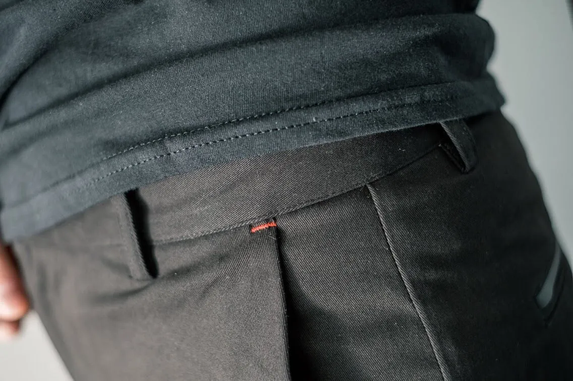Strandvgen Men's Black Cycling Chino Shorts
