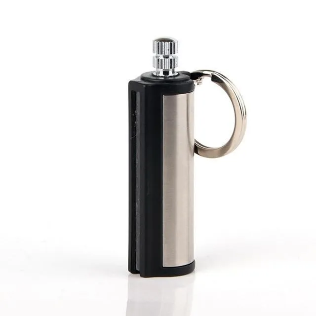 Survival Permanent Match Fire Starter Keychain