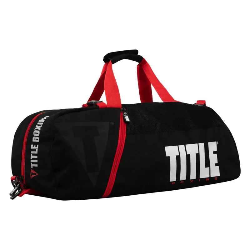 TITLE Boxing Champion Sport Gear Bag Backpack