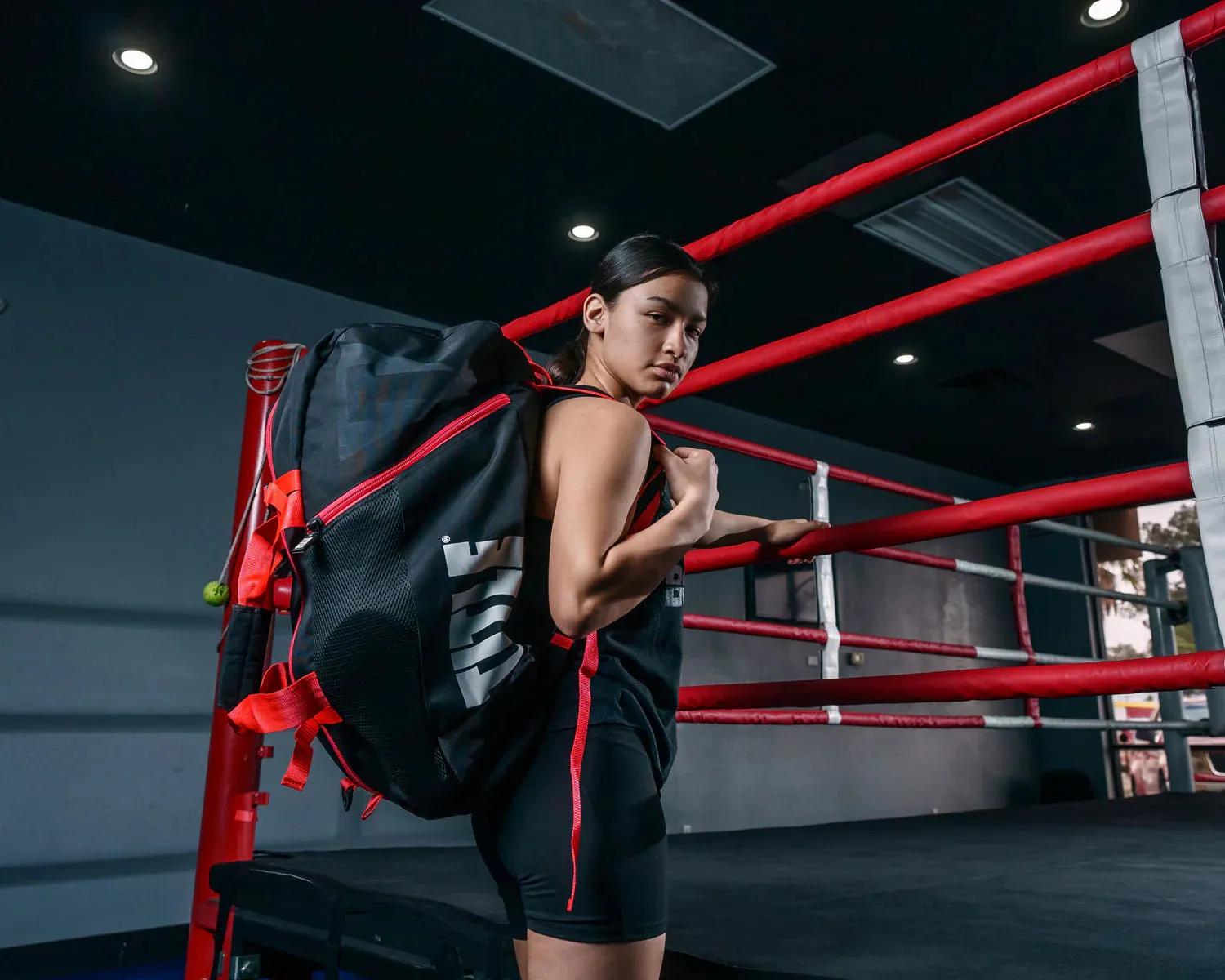 TITLE Boxing Champion Sport Gear Bag Backpack