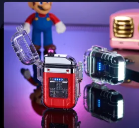 Transparent Rechargeable Dual Lighter Zc-169