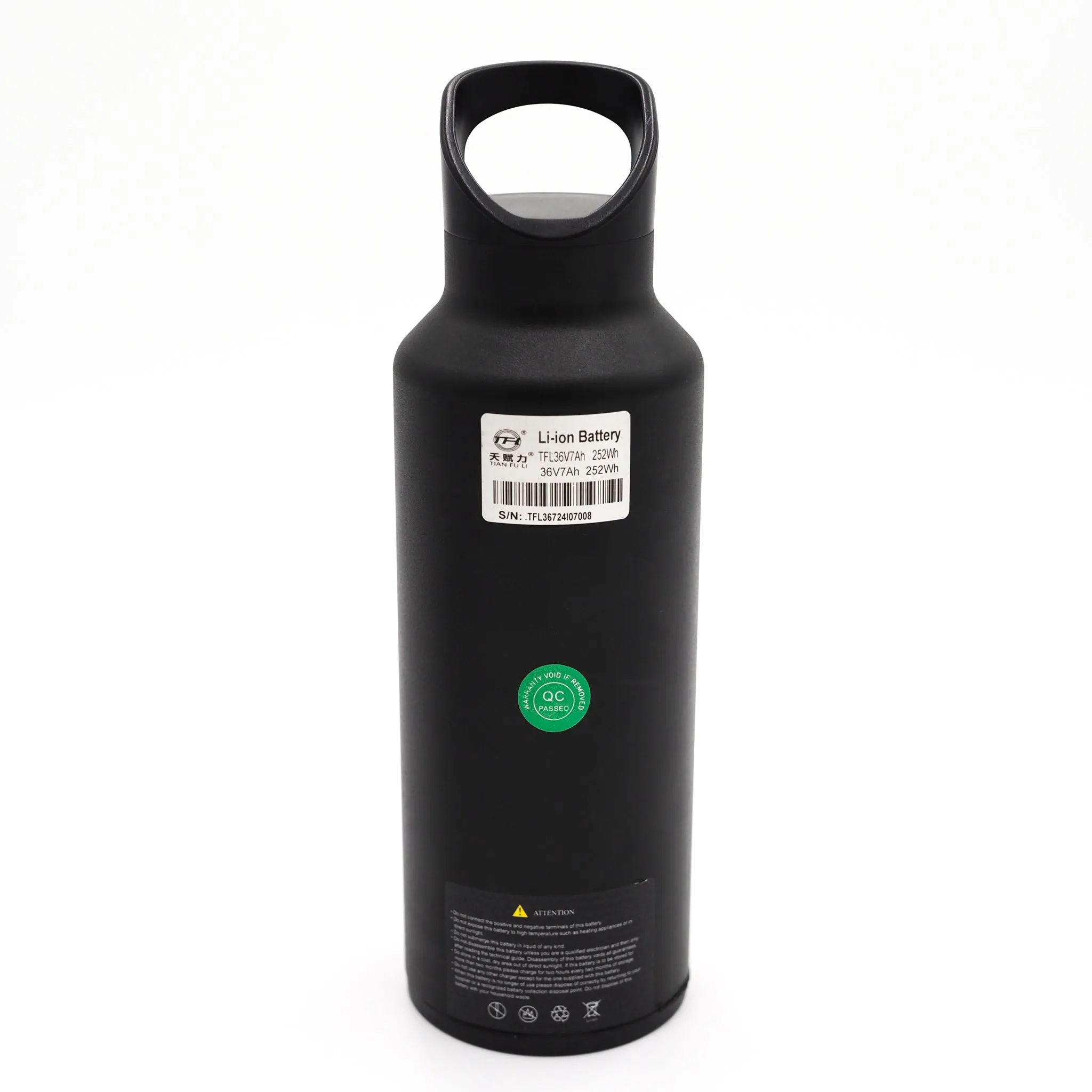 VANDAL E-Bike Bottle Battery – (252Wh) with Holder and Cable