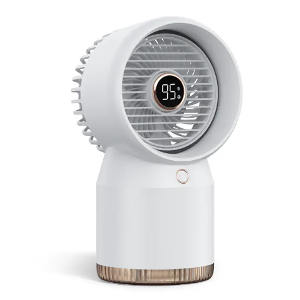 Vinmall Protable Air Conditioner Fan - Mini Portable Quiet Air Cooler, Evaporative Cooling Humidifier with USB and Water Tank for Home Room Bedroom