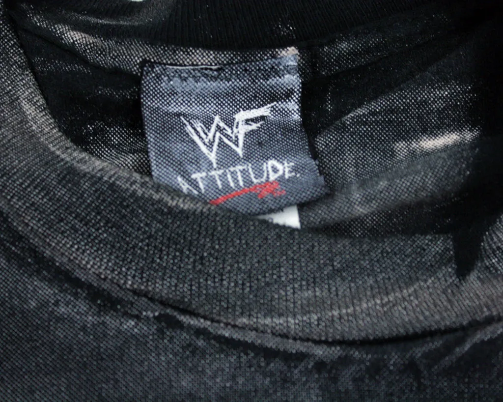 WWF THE ROCK ALL-OVER PRINT T-SHIRT XL