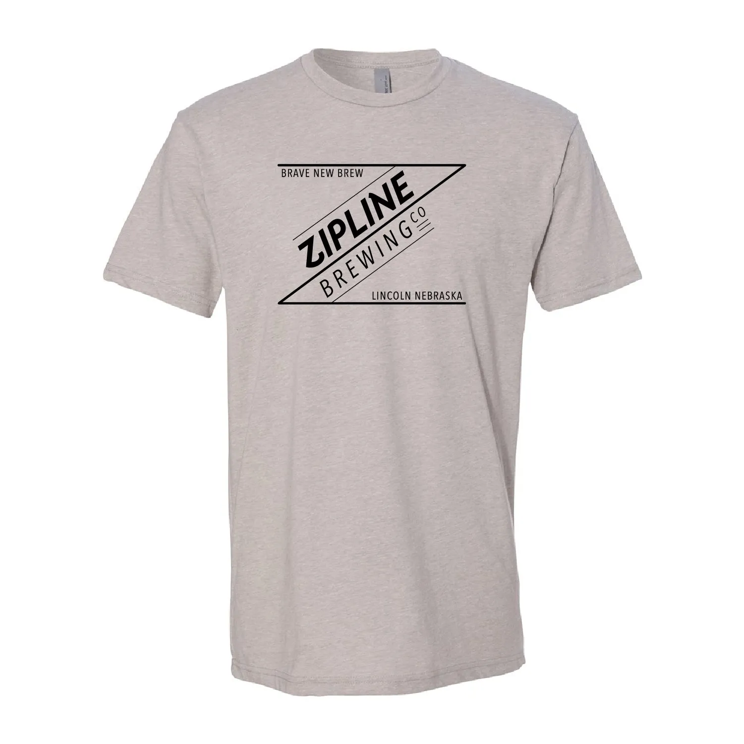 Zipline Brewing Co. Unisex CVC Short Sleeve Crew