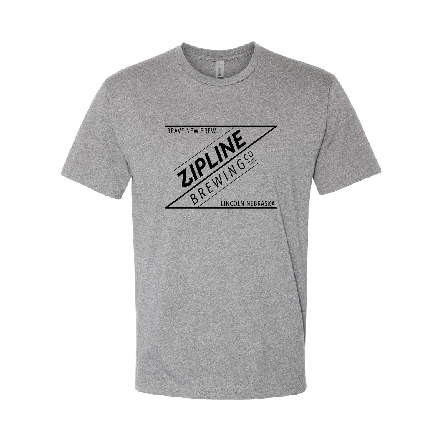 Zipline Brewing Co. Unisex CVC Short Sleeve Crew