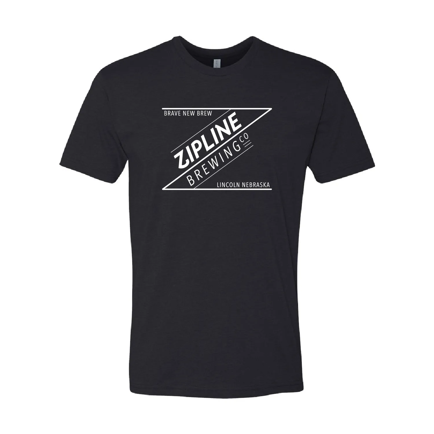 Zipline Brewing Co. Unisex CVC Short Sleeve Crew